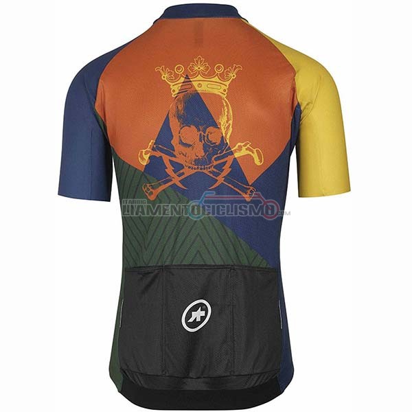 Abbigliamento Ciclismo Assos Fastlane Wyndymilla Manica Corta 2020 Giallo Verde