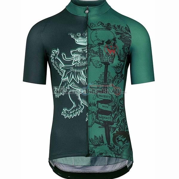 Abbigliamento Ciclismo Assos Fastlane Wyndymilla Manica Corta 2020 Verde