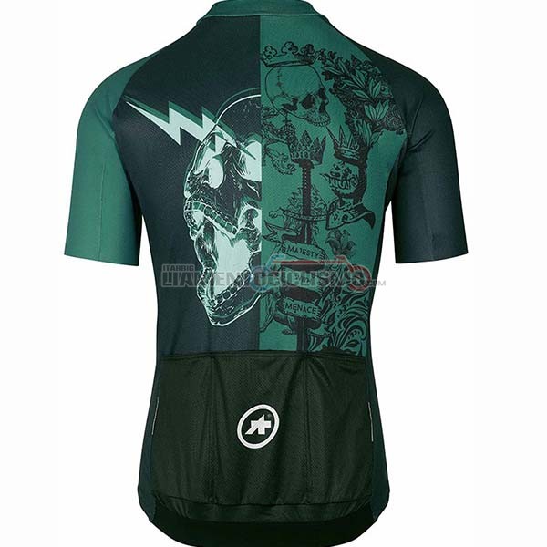 Abbigliamento Ciclismo Assos Fastlane Wyndymilla Manica Corta 2020 Verde