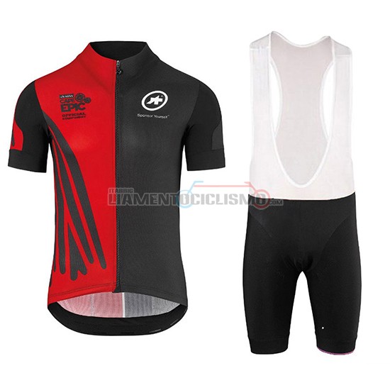 Abbigliamento Ciclismo Assos Manica Corta 2018 Ss.capeepicxc Rosso