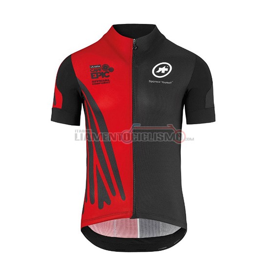 Abbigliamento Ciclismo Assos Manica Corta 2018 Ss.capeepicxc Rosso