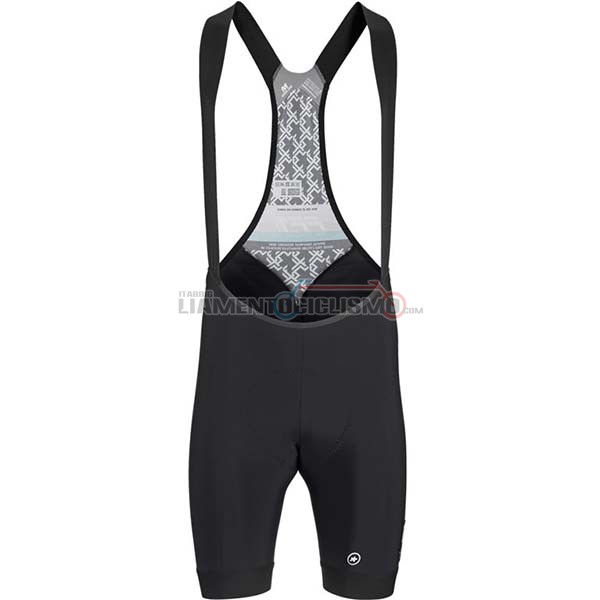 Abbigliamento Ciclismo Assos Manica Corta 2020 Bianco Blu Nero