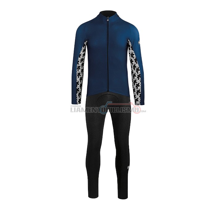 Abbigliamento Ciclismo Assos Manica Lunga 2021 Blu