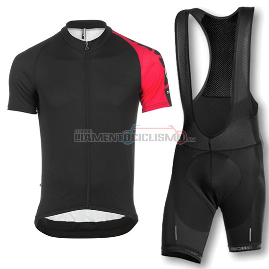 Abbigliamento Ciclismo Assos nero e rosso 2016