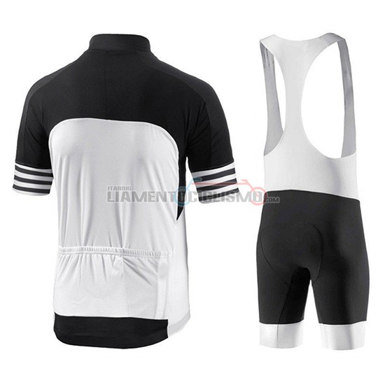 Abbigliamento Ciclis Bianchi Manica Corta 2018 Nero e Bianco