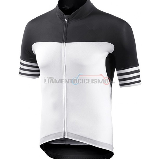 Abbigliamento Ciclis Bianchi Manica Corta 2018 Nero e Bianco