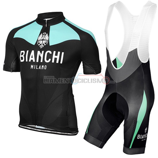 Abbigliamento Ciclismo Bianchi 2016 azzurro e giallo