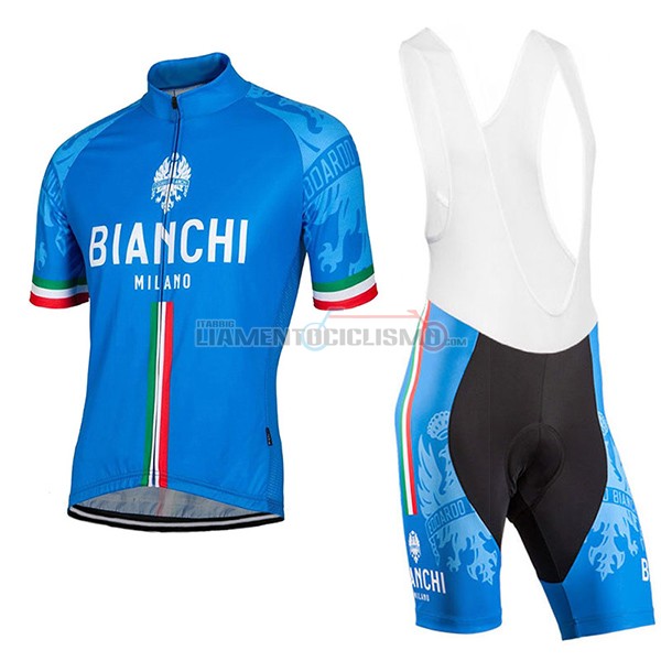 Abbigliamento Ciclismo Bianchi 2017 Milano 2017 blu