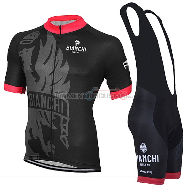 Abbigliamento Ciclismo Bianchi 2017 Milano 2017 nero