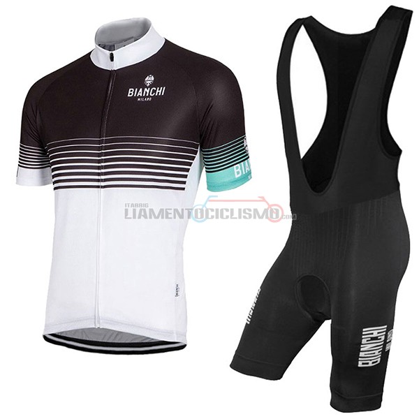 Abbigliamento Ciclismo Bianchi 2017 Milano 2017 nero e bianco