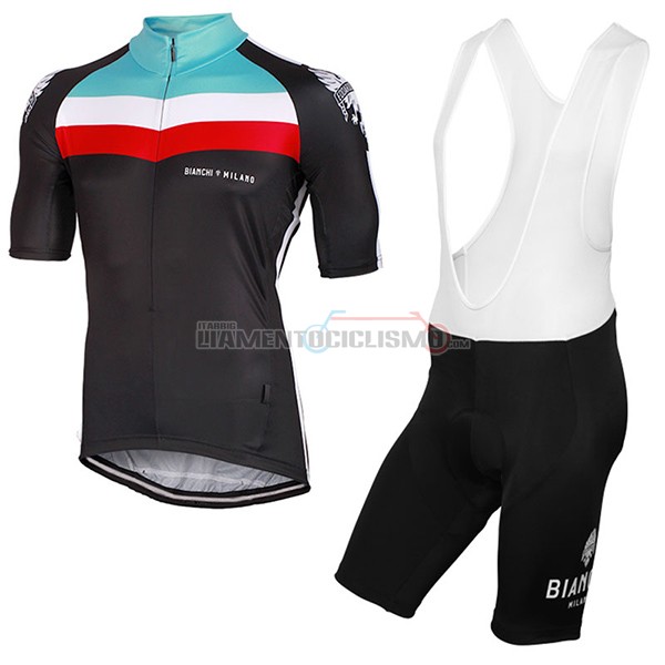 Abbigliamento Ciclismo Bianchi 2017 Milano Chorei 2017 nero