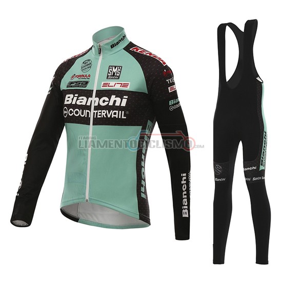 Abbigliamento Ciclismo Bianchi ML 2016 nero e verde
