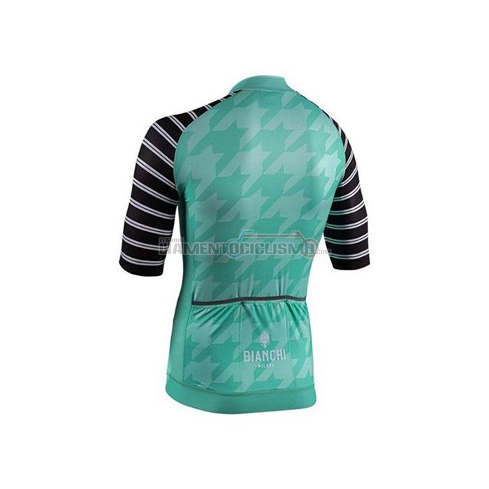 Abbigliamento Ciclismo Bianchi Manica Corta 2020 Blu Nero