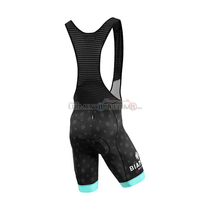 Abbigliamento Ciclismo Bianchi Manica Corta 2021 Nero Verde