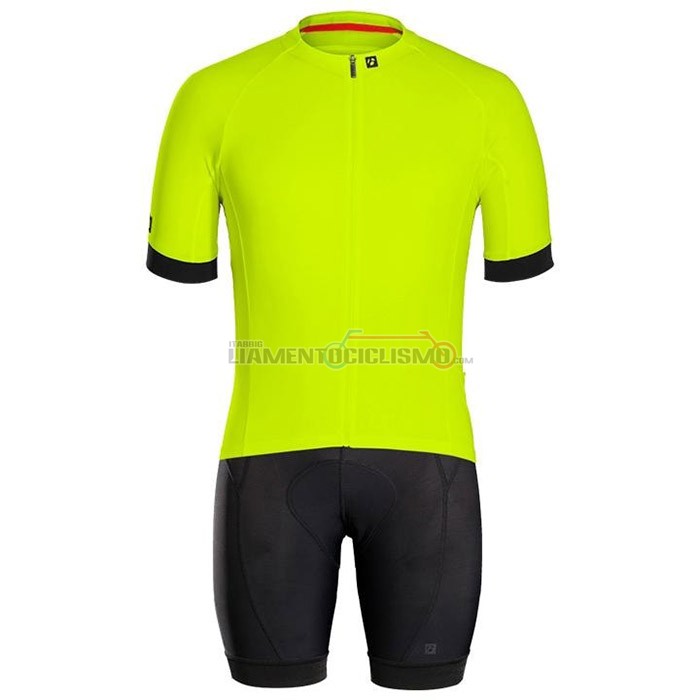 Abbigliamento Ciclismo Bontrage Manica Corta 2020 Giallo