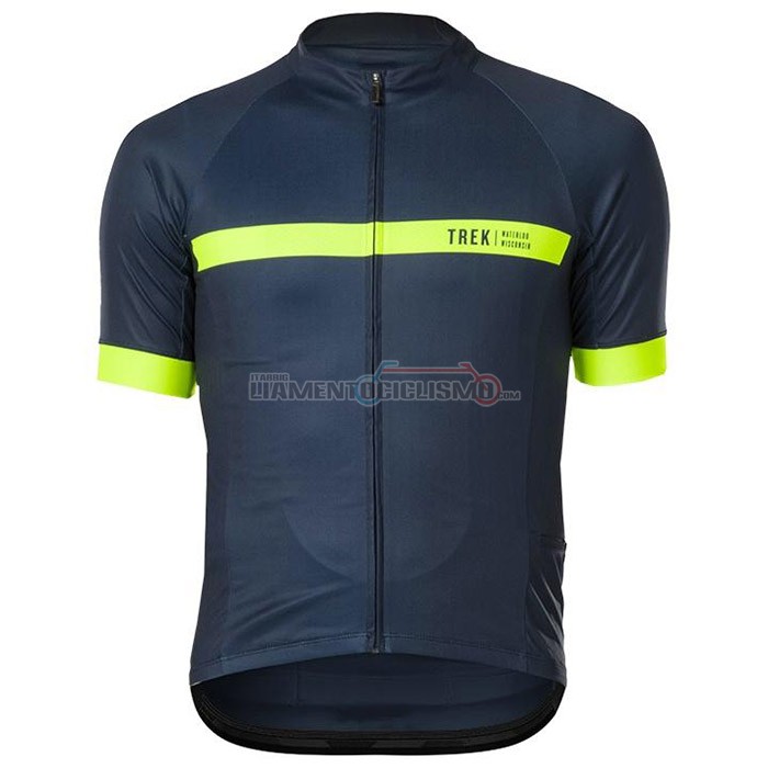 Abbigliamento Ciclismo Bontrage Manica Corta 2020 Giallo Scuro Blu