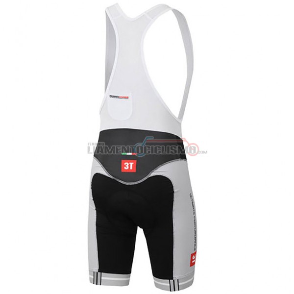2017 Abbigliamento Ciclismo Castelli 3T Manica Corta Grigio e Nero