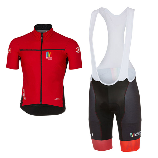 Abbigliamento Castelli Maratone 2017 Rosso e Nero