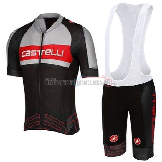 Abbigliamento Ciclismo Castelli 2016 nero e rosso