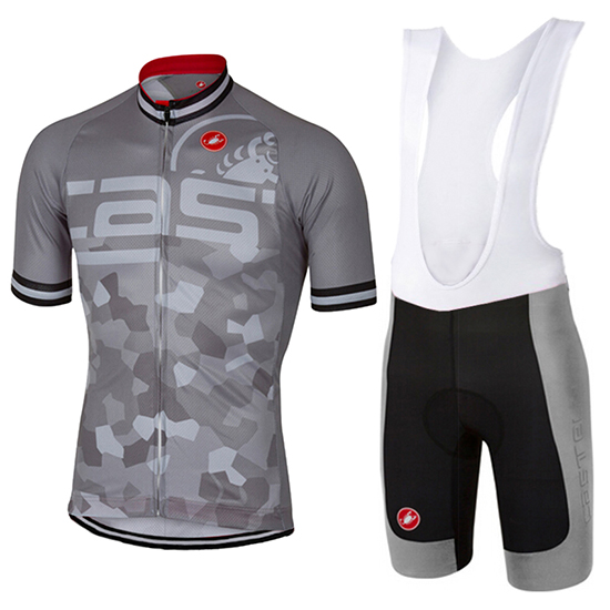 Abbigliamento Ciclismo Castelli 2017 grigio e nero