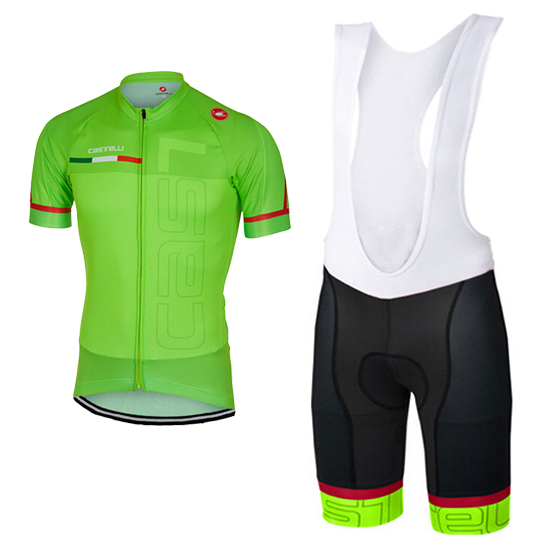 Abbigliamento Ciclismo Castelli 2017 verde e nero