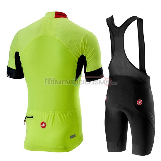 Abbigliamento Ciclismo Castelli Aero Race Manica Corta 2019 Verde