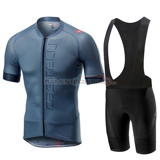 Abbigliamento Ciclismo Castelli Climber's 2.0 Manica Corta 2019 Grigio Blu