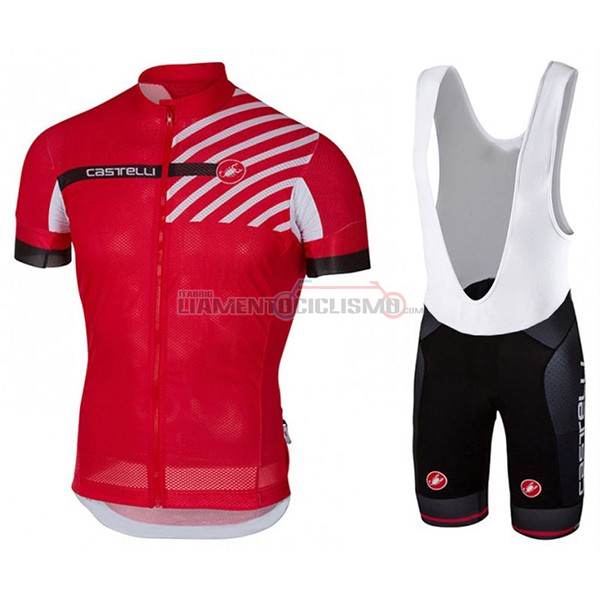 Abbigliamento Ciclismo Castelli Free AR 2017 rosso
