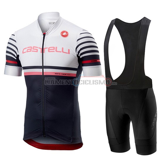 Abbigliamento Ciclismo Castelli Free AR 4.1 Manica Corta 2019 Bianco Nero