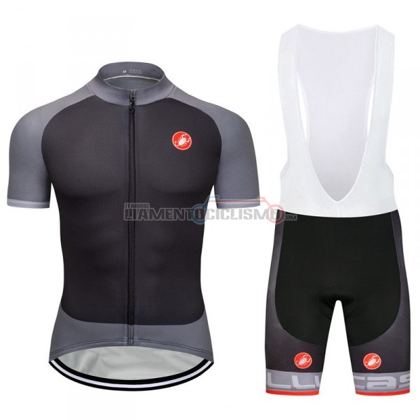 Abbigliamento Ciclismo Castelli Manica Corta 2018 Grigio