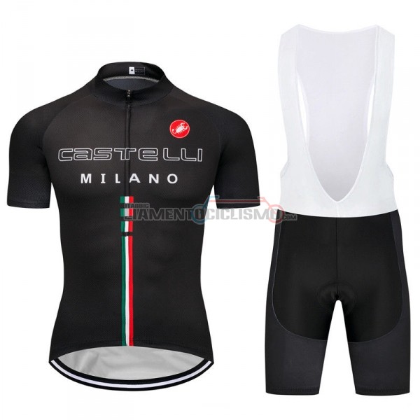 Abbigliamento Ciclismo Castelli Manica Corta 2018 Nero