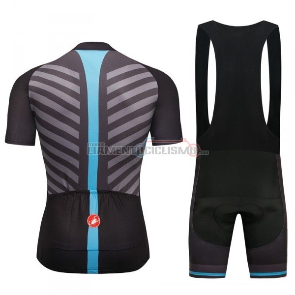 Abbigliamento Ciclismo Castelli Manica Corta 2018 Spento Grigio