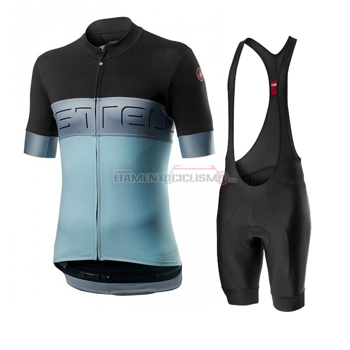 Abbigliamento Ciclismo Castelli Manica Corta 2020 Blu(1)