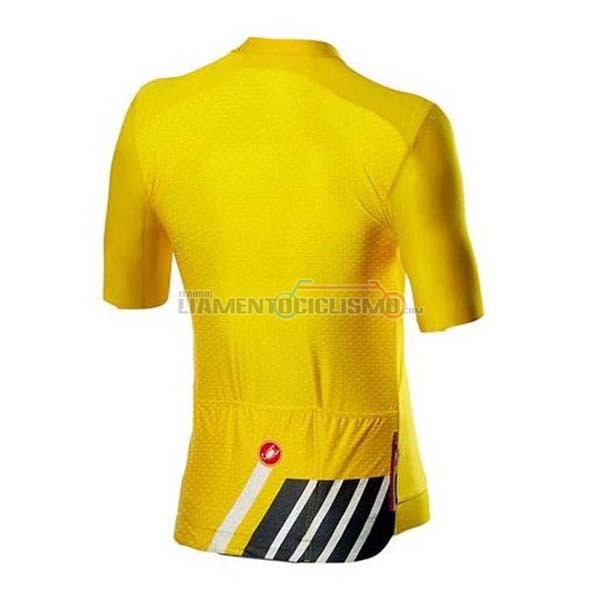 Abbigliamento Ciclismo Castelli Manica Corta 2020 Giallo Nero