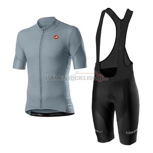 Abbigliamento Ciclismo Castelli Manica Corta 2020 Grigio