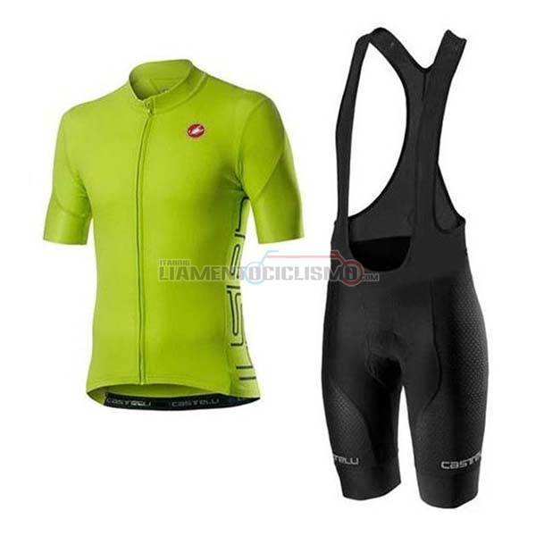 Abbigliamento Ciclismo Castelli Manica Corta 2020 Verde