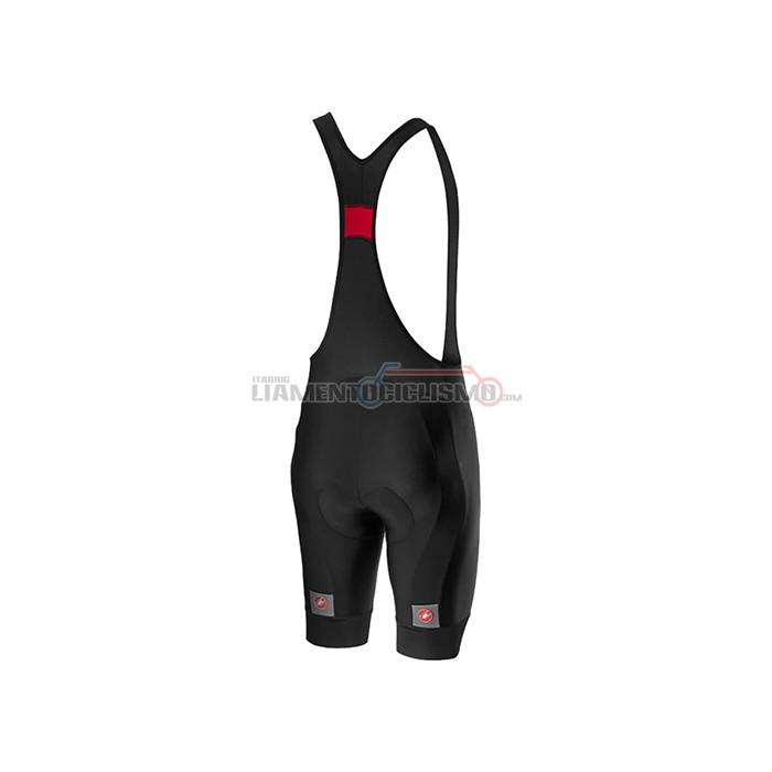 Abbigliamento Ciclismo Castelli Manica Corta 2021 Aceso Rosa Rosso