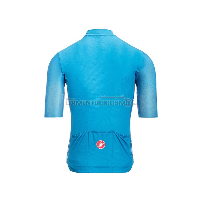 Abbigliamento Ciclismo Castelli Manica Corta 2021 Chiaro Blu