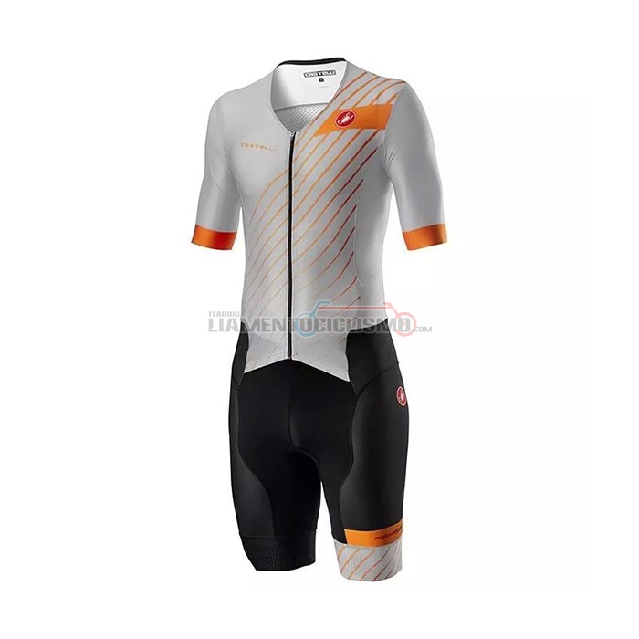 Abbigliamento Ciclismo Castelli Manica Corta 2021 Grigio