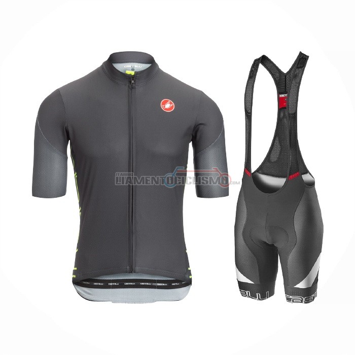 Abbigliamento Ciclismo Castelli Manica Corta 2021 Nero