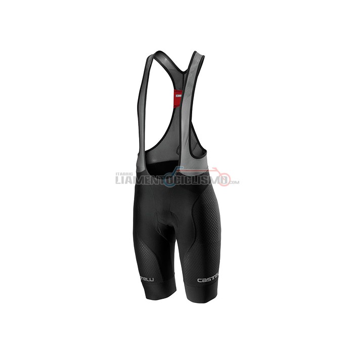 Abbigliamento Ciclismo Castelli Manica Corta 2021 Nero Grigio Bianco
