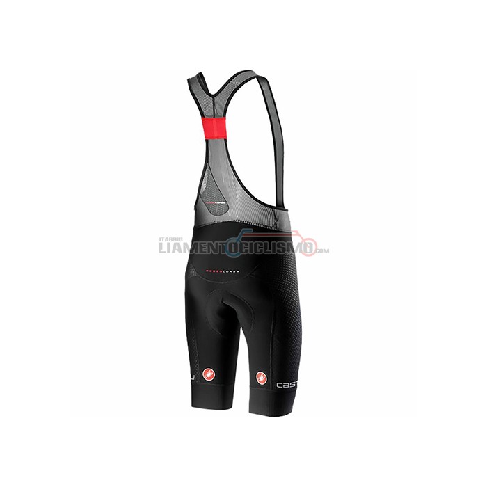 Abbigliamento Ciclismo Castelli Manica Corta 2021 Nero Grigio Bianco