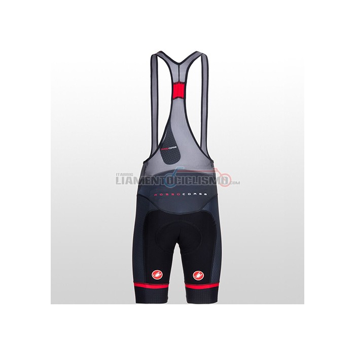 Abbigliamento Ciclismo Castelli Manica Corta 2021 Rosso Bianco