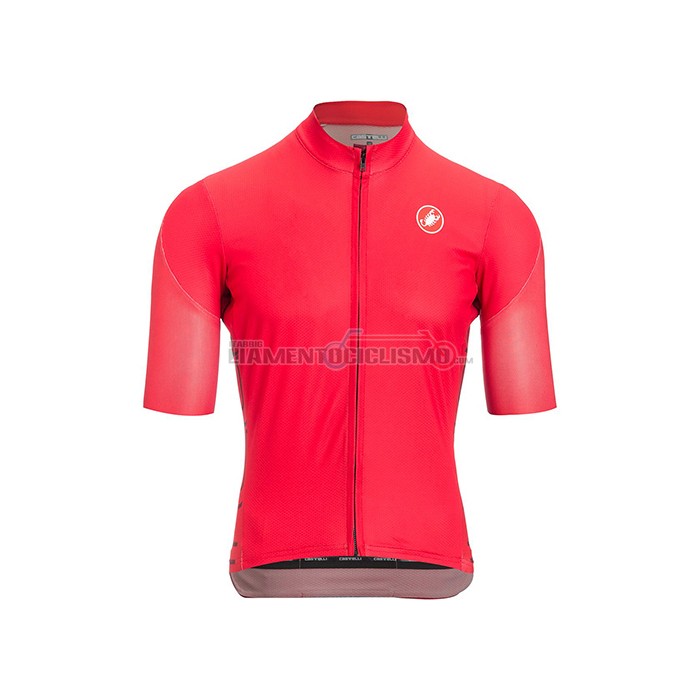 Abbigliamento Ciclismo Castelli Manica Corta 2021 Scuro Rosa