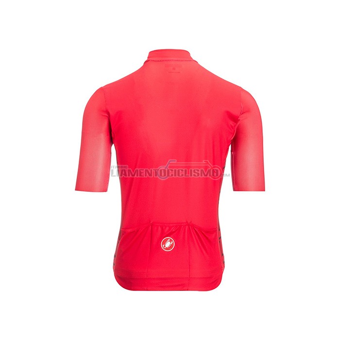 Abbigliamento Ciclismo Castelli Manica Corta 2021 Scuro Rosa