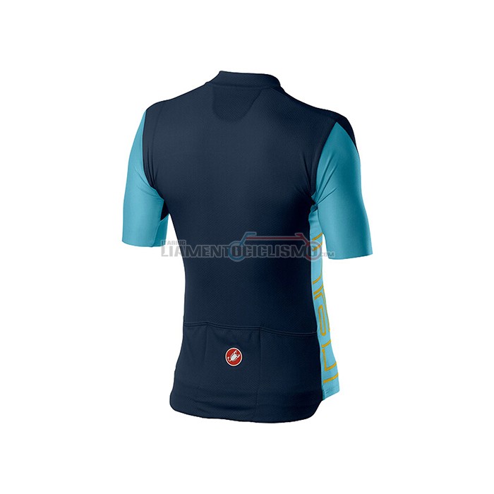 Abbigliamento Ciclismo Castelli Manica Corta 2021 Spento Blu