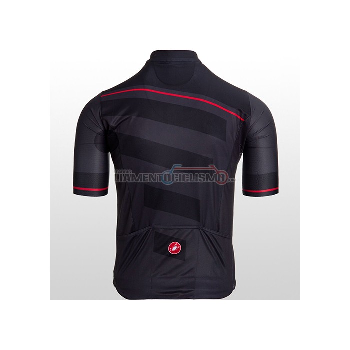 Abbigliamento Ciclismo Castelli Manica Corta 2021 Spento Nero
