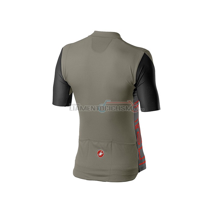 Abbigliamento Ciclismo Castelli Manica Corta 2021 Spento Verde