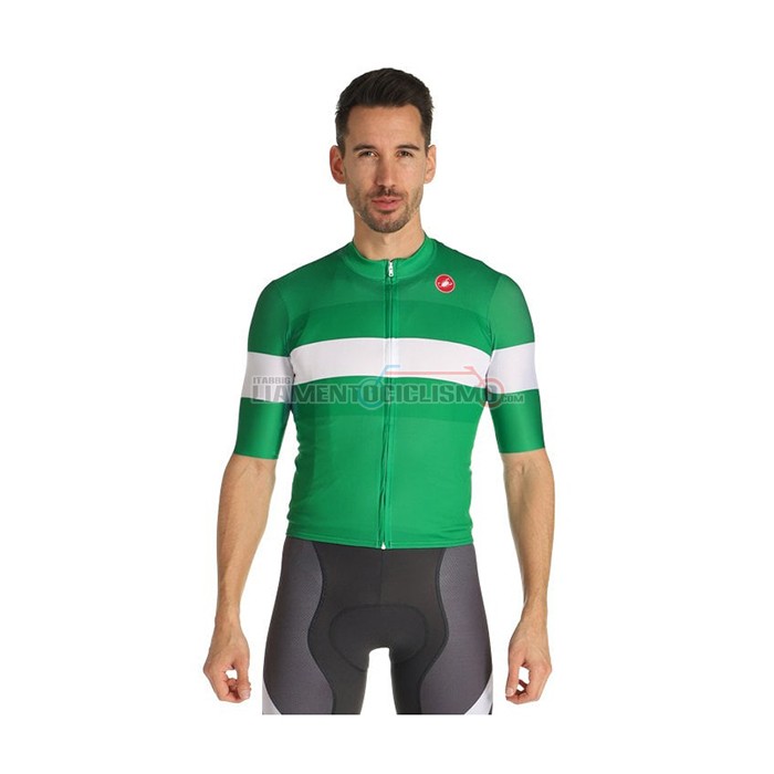 Abbigliamento Ciclismo Castelli Manica Corta 2021 Verde