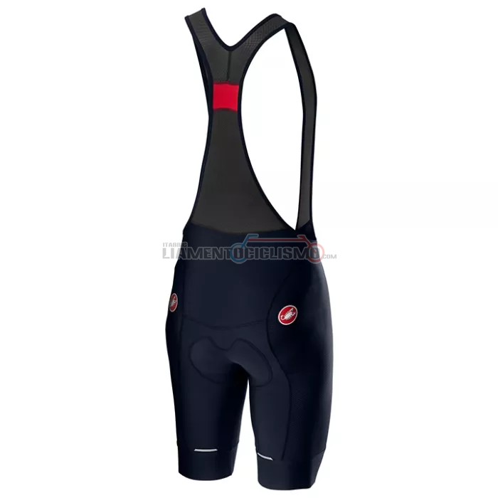 Abbigliamento Ciclismo Castelli Manica Corta 2022 Azzurro Grigio